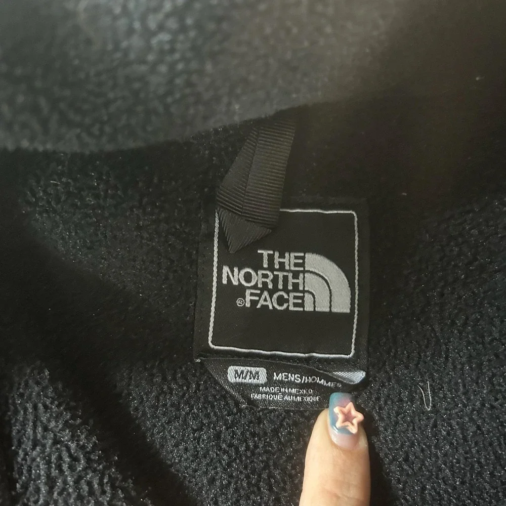 The North Face Jacket Mens Medium Black Fleece Full Zip Polartec Outdoor